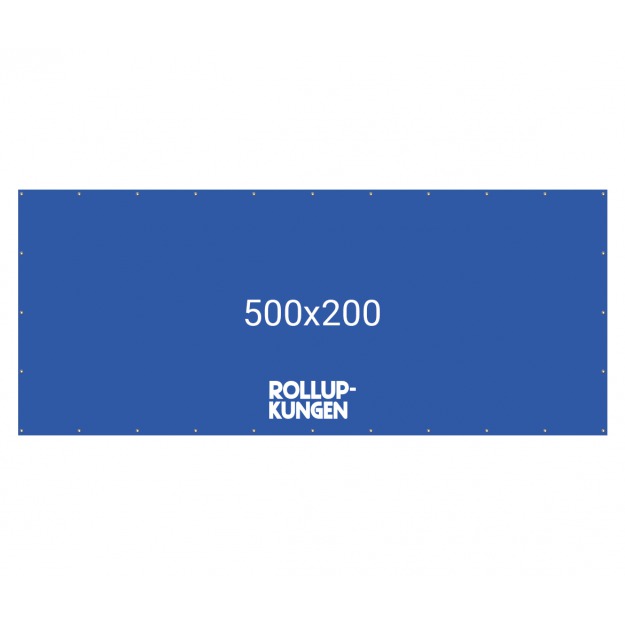 Banderoll 5x2m pvc