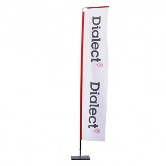 Beachflagga Rak Large med mast