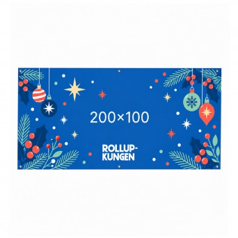 Banderoll 2x1m pvc