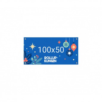 Banderoll 100x50cm pvc