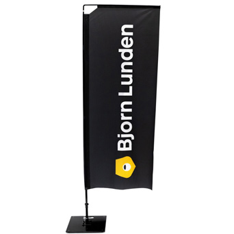 Beachflagga Rak Small