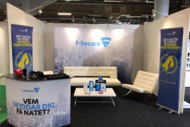 Mässvägg Zipperwall, Case & Counter och 2st EcoRolls